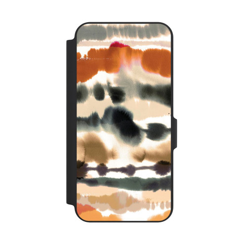 Samsung Galaxy A27 5G NIVOflip Lignes d'aquarelle nautique douces orange