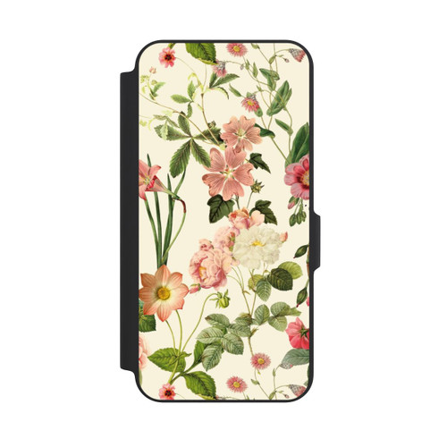 Samsung Galaxy A27 5G NIVOflip Fleurs sauvages sur jaune clair