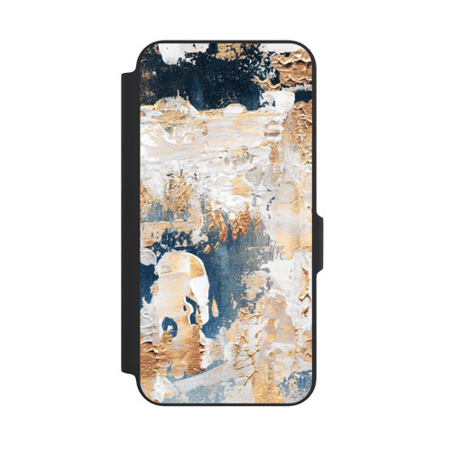 Samsung Galaxy A27 5G NIVOflip Abstraktion Blau und Gold