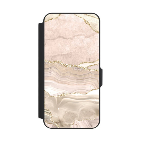 Samsung Galaxy A27 5G NIVOflip Marmor rosa-goldene Streifen