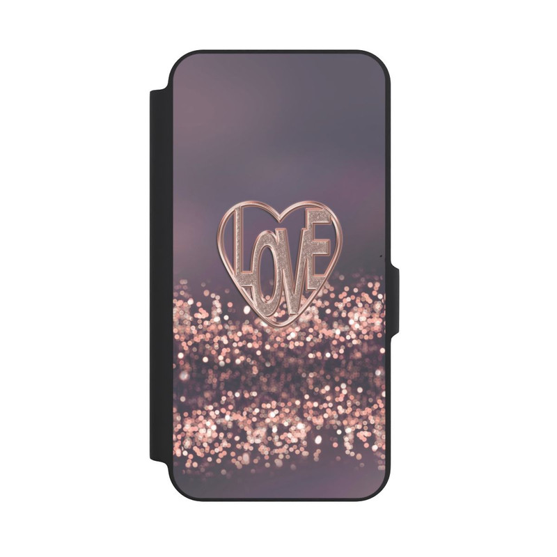 Galaxy A27 5G NIVOflip LOVE Rose Pailleté