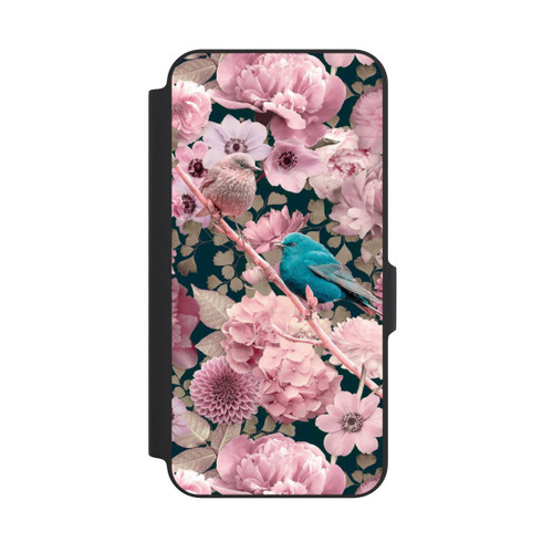 Samsung Galaxy A27 5G NIVOflip Spatzen im rosa Blumenmuster