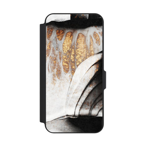 Samsung Galaxy A27 5G NIVOflip Schwarze und goldene Adern