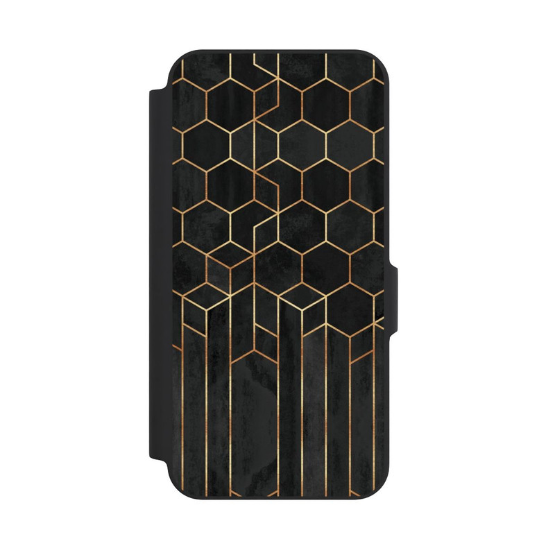 Galaxy A27 5G NIVOflip Hexagones noirs