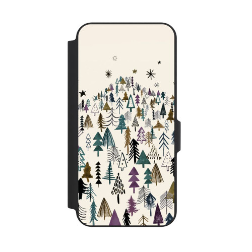 Samsung Galaxy A27 5G NIVOflip Bergbäume Wald Lila