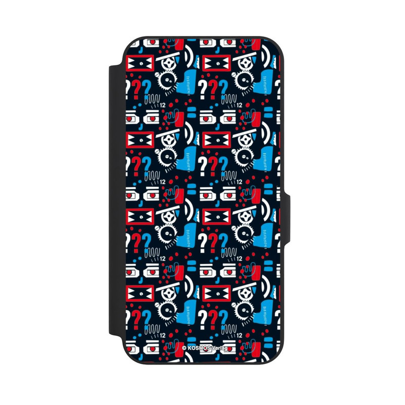 Galaxy A27 5G NIVOflip Drei Fragezeichen Wildes Muster