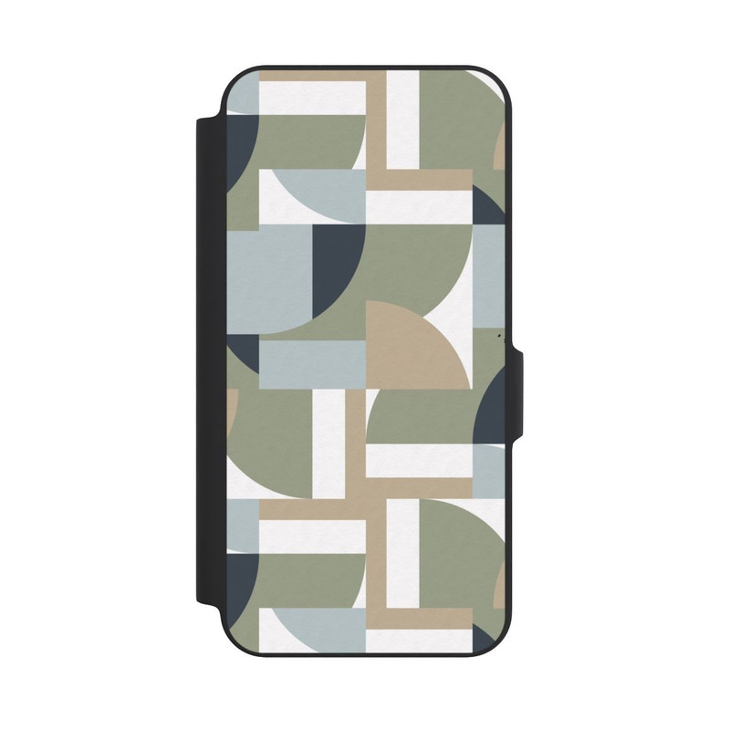 Galaxy A27 5G NIVOflip Futuristische Bauhaus Polygone Beige