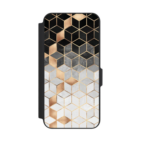 Samsung Galaxy A27 5G NIVOflip Würfel dunkel und gold