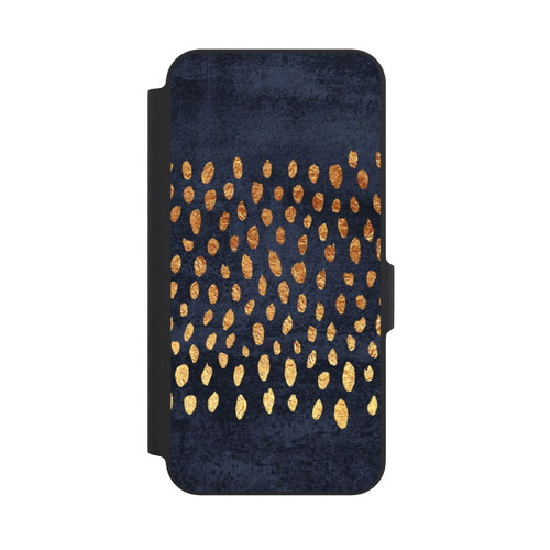 Samsung Galaxy A27 5G NIVOflip Muster Gold und Marine