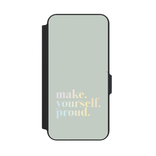 Samsung Galaxy A27 5G NIVOflip Make Yourself Proud Citation - Menthe et dégradé