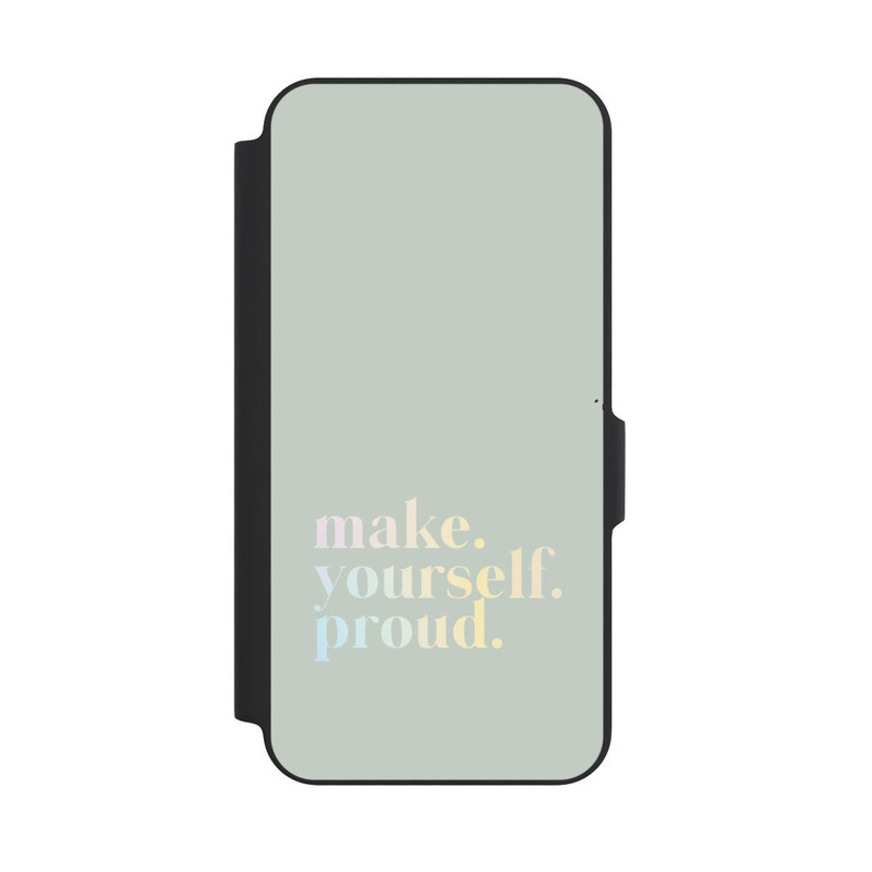 Galaxy A27 5G NIVOflip Make Yourself Proud Citation - Menthe et dégradé