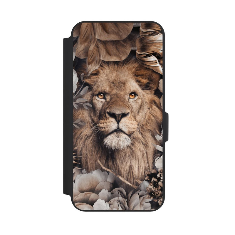 Galaxy A27 5G NIVOflip Lion Flower Frame beige