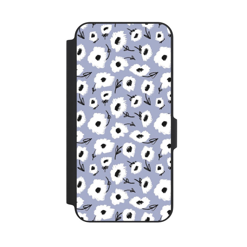 Galaxy A27 5G NIVOflip Pattern Fleurs Lilas
