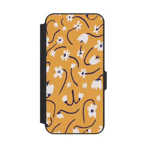 Samsung Galaxy A27 5G NIVOflip Pattern Petites Fleurs Jaunes