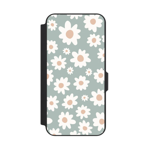 Samsung Galaxy A27 5G NIVOflip Gänseblümchen Muster grün
