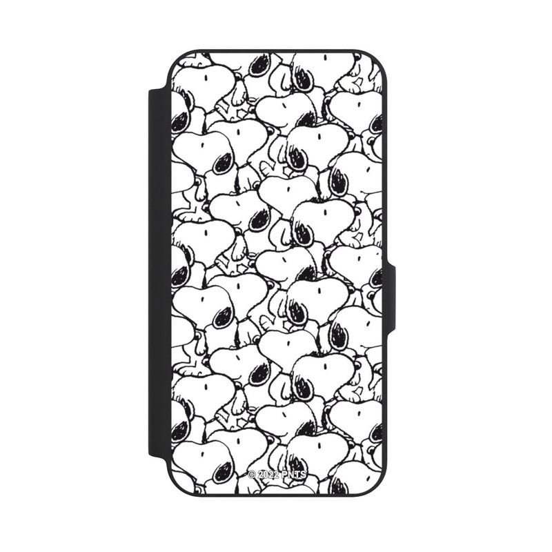 Galaxy A27 5G NIVOflip Snoopy Pattern Noir & Blanc