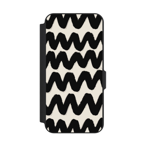 Samsung Galaxy A27 5G NIVOflip Vagues Noires Pattern