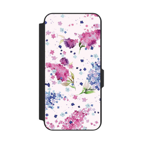 Samsung Galaxy A27 5G NIVOflip Hortensias Floraux Lilas Rose