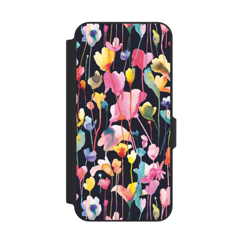 Samsung Galaxy A27 5G NIVOflip Fleurs sauvages Noir
