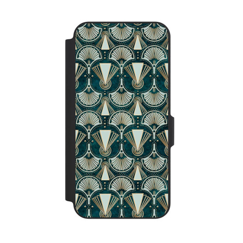 Samsung Galaxy A27 5G NIVOflip Art Deco Green Pattern