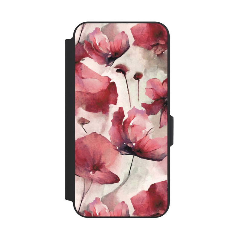 Galaxy A27 5G NIVOflip Wilde Mohnblumen