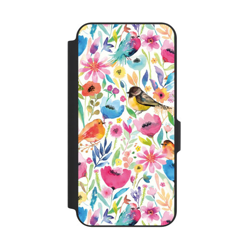 Samsung Galaxy A27 5G NIVOflip Oiseaux et fleurs fantaisistes