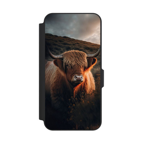 Samsung Galaxy A27 5G NIVOflip Vache Highland avec de grandes cornes avec IA