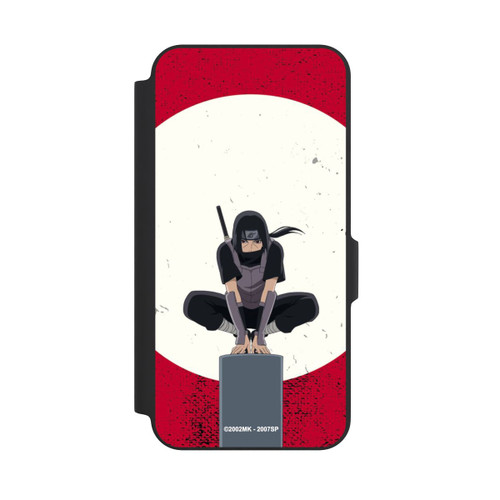 Samsung Galaxy A27 5G NIVOflip Symbole Itachi Uchiha fond rouge