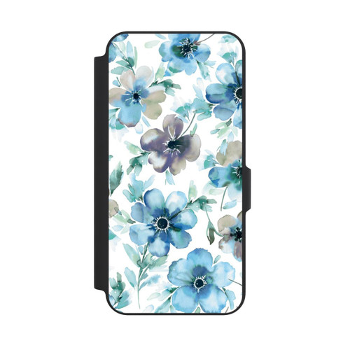 Samsung Galaxy A27 5G NIVOflip Blaues Blumenmuster Trendy