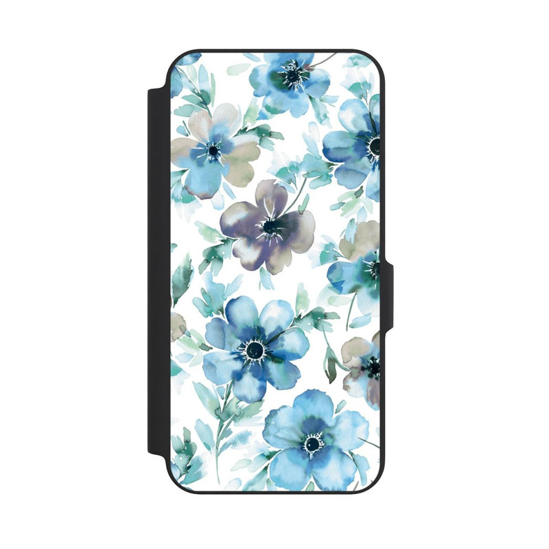 Galaxy A27 5G NIVOflip Motif de fleurs bleues Tendance