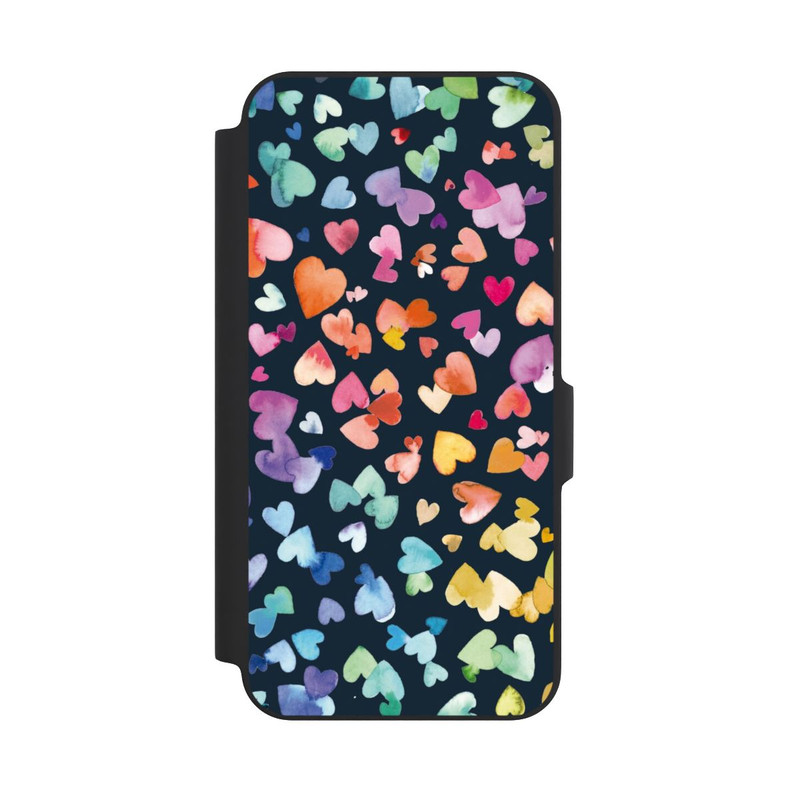Galaxy A27 5G NIVOflip Valentinstag Herzen Schwarz