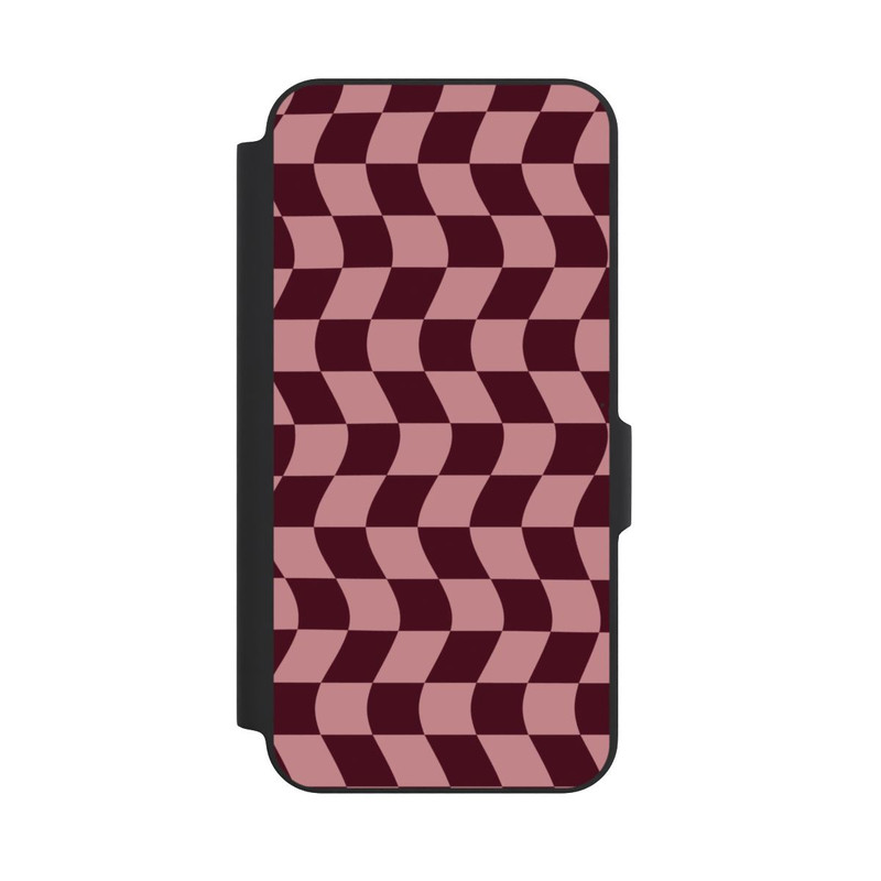 Galaxy A27 5G NIVOflip Schachbrett Rot-Rosa
