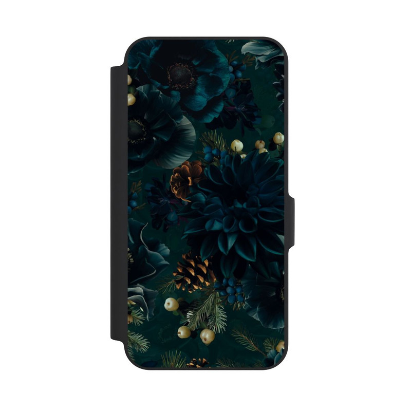 Galaxy A27 5G NIVOflip Blumenmuster Grün und Blau