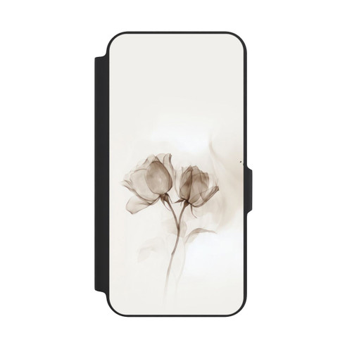 Samsung Galaxy A27 5G NIVOflip Braune Rose Blume Nebel