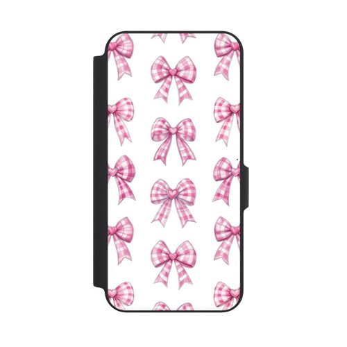 Samsung Galaxy A27 5G NIVOflip Pink Gingham Hearts and Bows