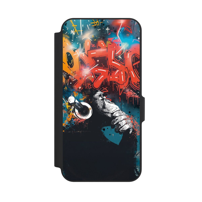 Galaxy A27 5G NIVOflip Affe Stereo Kopfhörer Graffiti Street Art