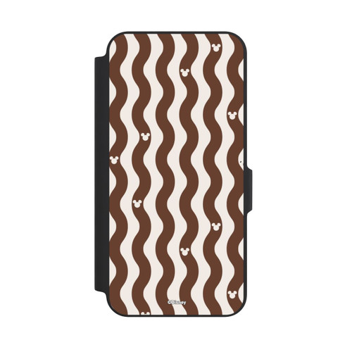 Samsung Galaxy A27 5G NIVOflip Mickey Mouse Brown Pattern Waves