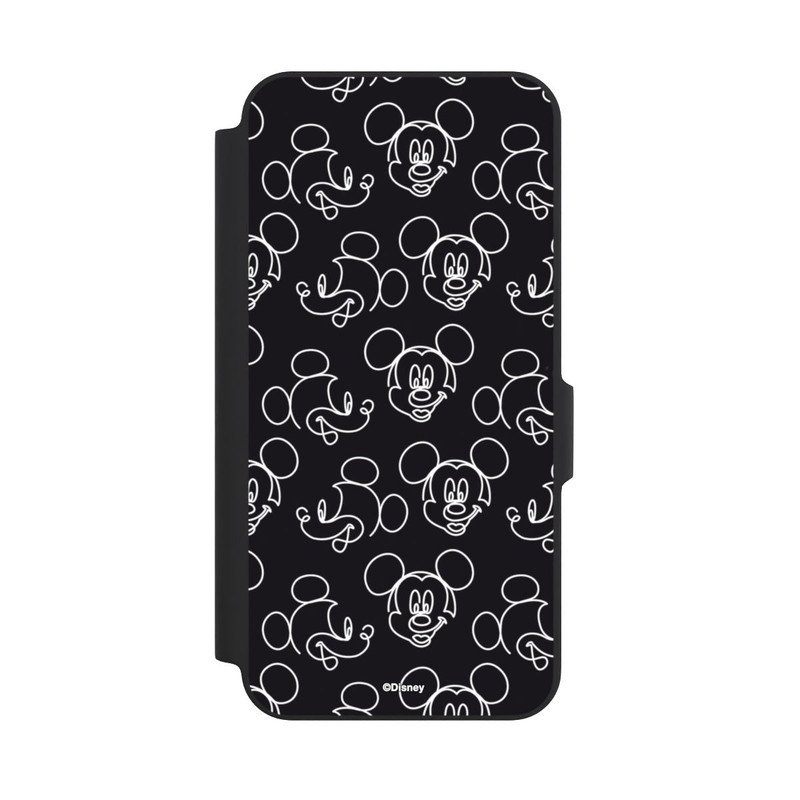 Galaxy A27 5G NIVOflip Disney Mickey Faces Black Line Art Pattern