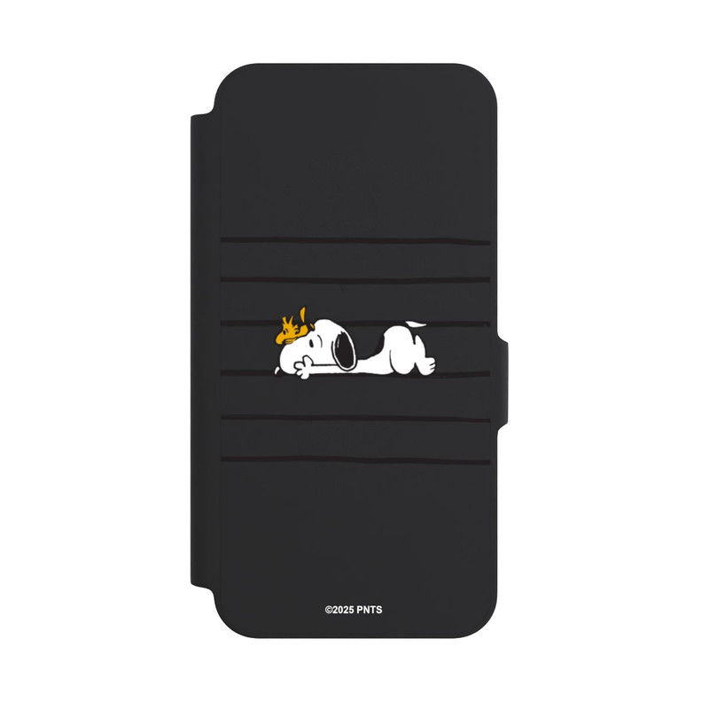 Galaxy A27 5G NIVOflip Snoopy Woodstock Streifen Peanuts Transparent