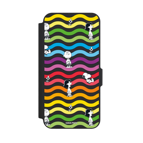 Samsung Galaxy A27 5G NIVOflip Snoopy Pattern Rainbow Transparent