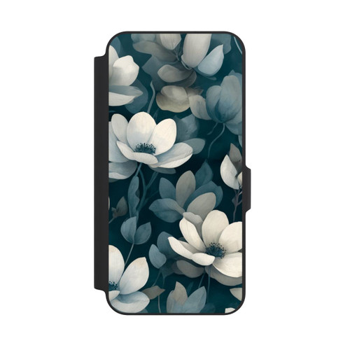 Samsung Galaxy A27 5G NIVOflip Negative Flower Petrol White with AI