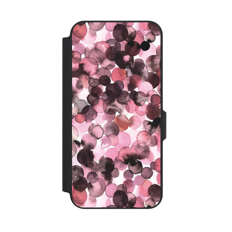 Galaxy A27 5G NIVOflip Purple Dots Watercolor