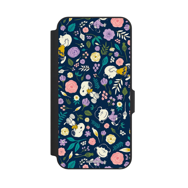 Galaxy A27 5G NIVOflip Peanuts Dark Flower Pattern