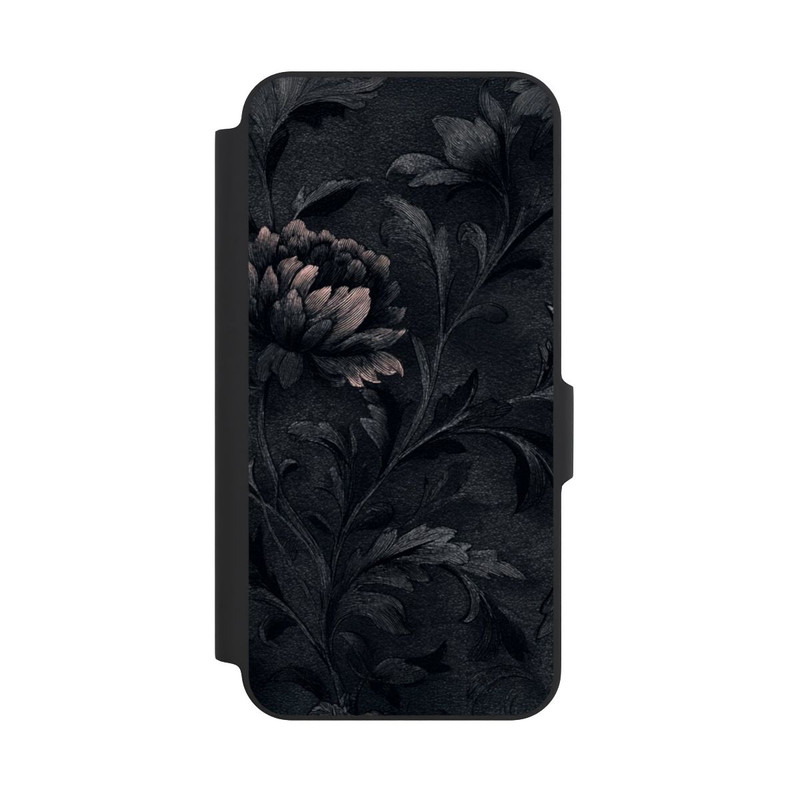 Galaxy A27 5G NIVOflip Dunkles Blumenmuster Vintage