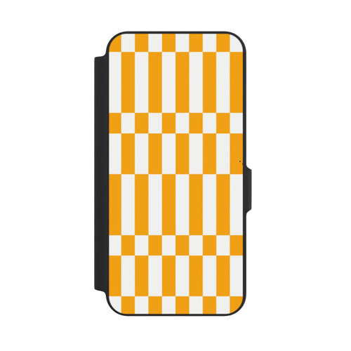 Samsung Galaxy A27 5G NIVOflip Motif à Carreaux d'Été Jaune Vif