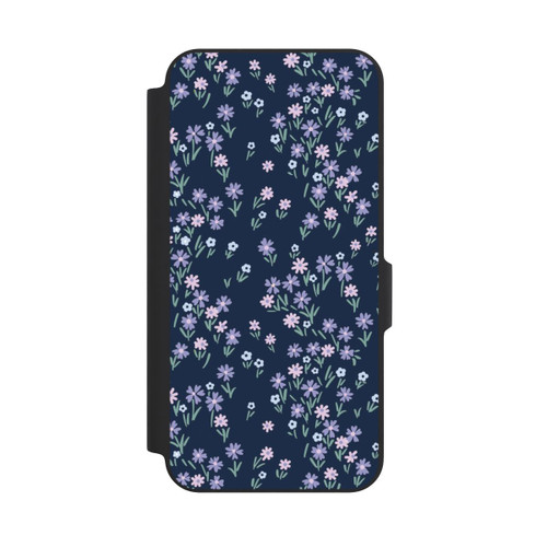 Samsung Galaxy A27 5G NIVOflip Thème Floral Bleu Foncé