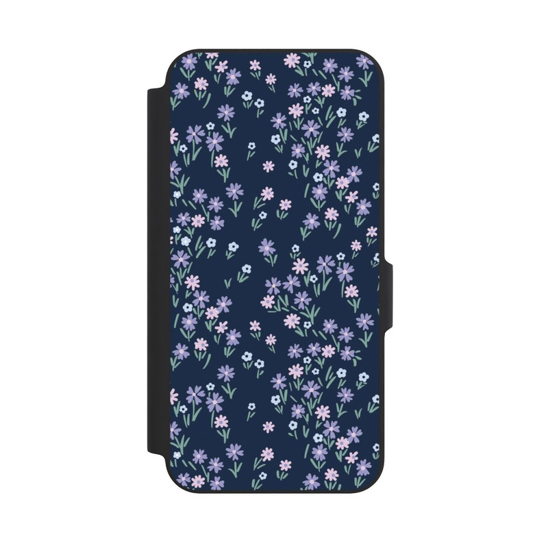 Galaxy A27 5G NIVOflip Thème Floral Bleu Foncé