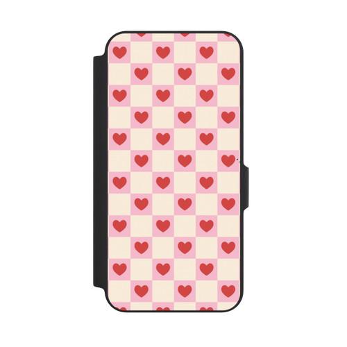 Samsung Galaxy A27 5G NIVOflip Cœurs à Carreaux Roses Saint-Valentin