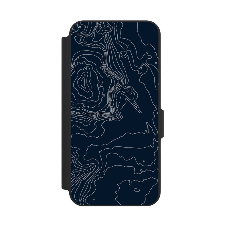 Galaxy A27 5G NIVOflip Berg Höhenlinien Dunkel
