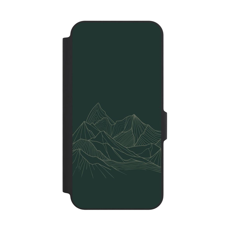 Galaxy A27 5G NIVOflip Berg Line Art Grün